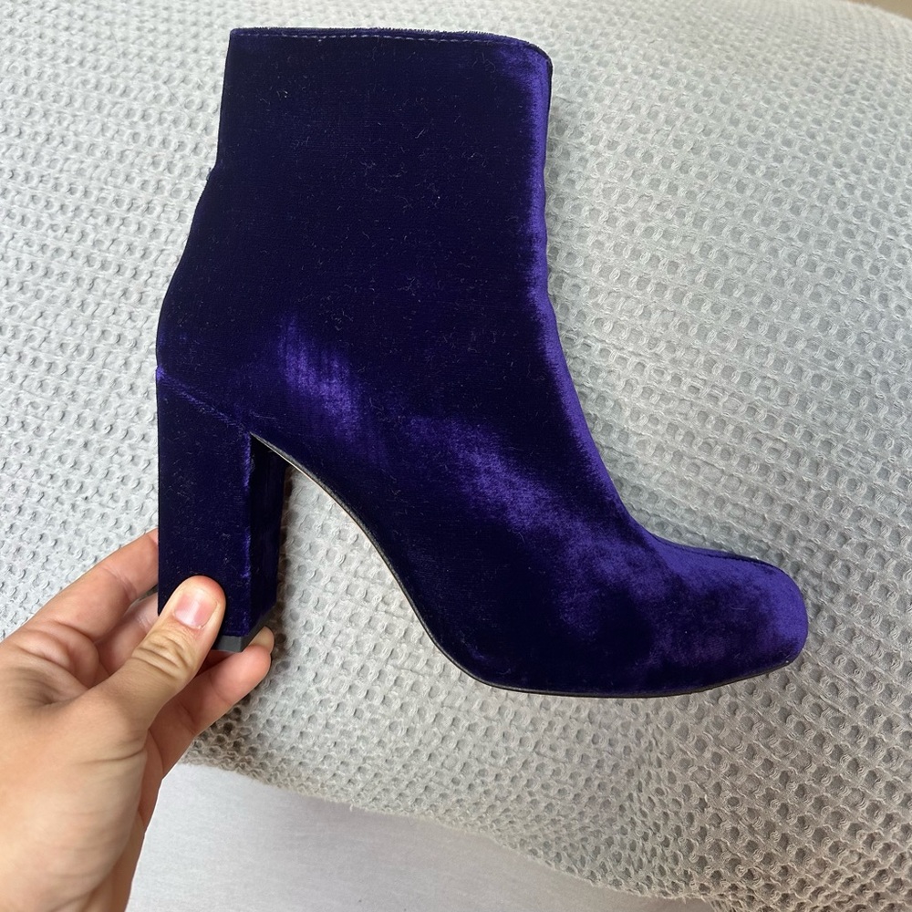 IRO Purple Velvet Boots size 37